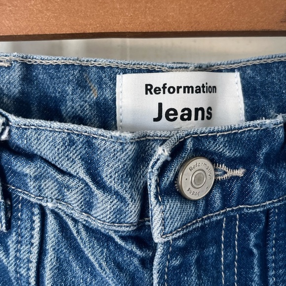 Reformation Kealy Carpenter High Rise Relaxed Jeans - Picture 3 of 16